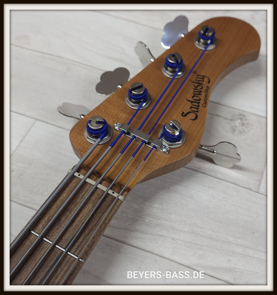 Sadowsky Custom Shop 21-Fret Vintage J/J Bass 5, Solid Vintage Teal Green Metallic, 2nd Hand